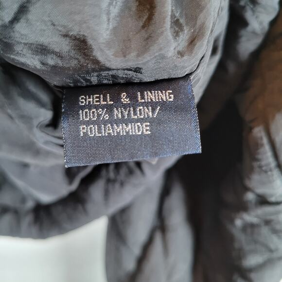 Paul & Shark Yachting Womens Cropped Zip Quilted Jacket Size Medium Black Boat - Picture 6 of 10